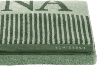 Schiesser Saunatuch Rom - 75x200 cm - Hellgrün