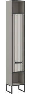 Hochschrank (B/H/T: 30x192x32 cm) in Kaschmir Nachbildung