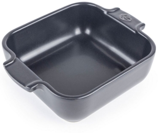 PEUGEOT Auflaufform APPOLIA Keramik 18cm Quadratisch Schiefergrau, Keramik, Keramik
