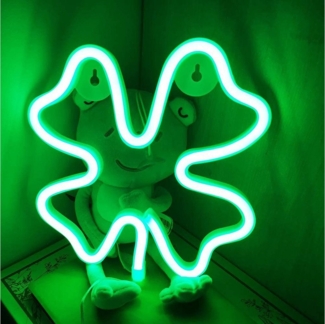 Rosnek LED Dekolicht Batterie/ USB, für Schlafzimmer Kinderzimmer Weihnachten Deko, Musiknote, LED Neon Lichter, Hochzeit Party Wand Deko