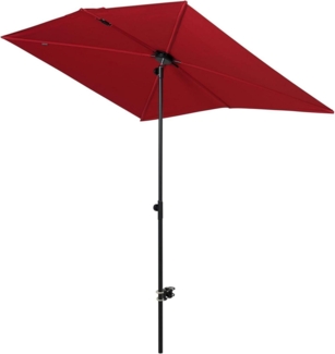Grand patio Sonnenschirm Balkon 183x134cm UV-Schutz 50+ Ziegelrot