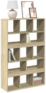 vidaXL Bücherregal Sonoma-Eiche 100x33x156,5 cm Holzwerkstoff 3309368