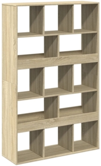 vidaXL Bücherregal Sonoma-Eiche 100x33x156,5 cm Holzwerkstoff 3309368