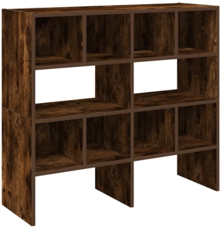 vidaXL Schuhregale 2 Stk. Stapelbar Räuchereiche 89,5x30x40 cm 858848