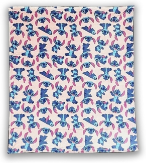 Wohndecke Wohndecke Set 180x200 cm – Flauschige Decke, Lilo & Stitch