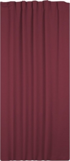 Haus und Deko Verdunkelungsvorhang Verdunklungsgardine Blackout Kräuselband Vorhang blickdicht 135 x 245, Kräuselband (1 St), abdunkelnd, Polyester