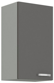 Küchen Hängeschrank 45 Hochglanz Grau Küchenzeile Küchenblock Küche Grey Bianca