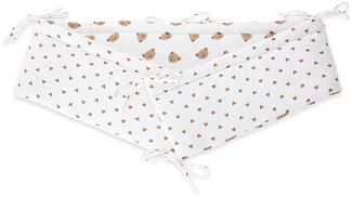 FabiMax Beistellbett Babybett Boxspring weiß lackiert, 90 x 55 cm Liegefläche, aus Buchenholz, Stufenlos höhenverstellbar 40-73 cm, Holz-Lattenrost