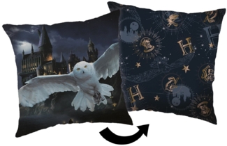 Harry Potter Dekokissen Kopfkissen (1 Stück) Premium Dekokissen mit beidseitigem Digitaldruck