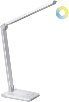 LED Schreibtischlampe PICTOR mit Dimmer Weiß