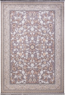 Morgenland Orientalischer Webteppich - Dorsa - rechteckig - 350 x 250 - Dunkelgrau