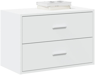 vidaXL Schrank mit 2 Schubladen Weiß 60x31x40 cm Holzwerkstoff 858821