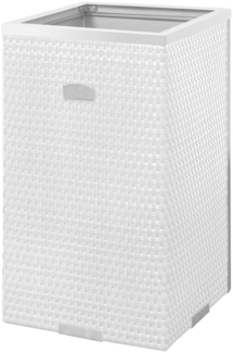 XL Polyrattan Pflanzgefäß Pflanzkübel Blumentopf Blumenkübel Übertopf Hochbeet