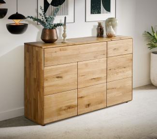 Sideboard 149x91cm "Messina" Wildeiche massiv