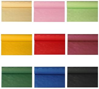 PAPSTAR GmbH Gartentischdecke Papiertischtuch mit Damastprägung 50 m x 1 m