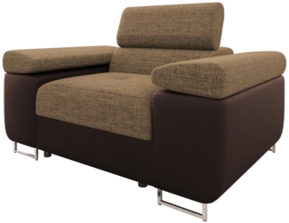 Sofa Torezio I mit Einstellbare Kopfstützen (Soft 066 + Lux 03)