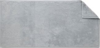 Elegant Duschtuch 75x160cm hellgrau 600g/m² 100% Baumwolle