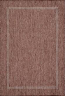 Outdoor Teppich Renata rechteckig - 160x230 cm - Rot