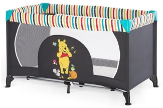 Hauck 'Dream’n Play' Reisebett 3-teilig 120x60 cm, ab Geburt bis 15 kg, inkl. Tragetasche und Einlageboden (faltbar, tragbar, leicht & kippsicher), schwarz
