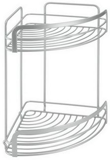 METALTEX 404816039 Viva Eckablage mit 2 Etagen 20x20x30 cm, Polytherm