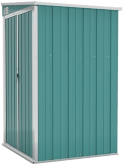 vidaXL Anbauschuppen Grün 118x100x178 cm Verzinkter Stahl 316217