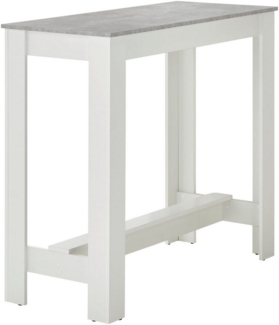 Stolkom Sp.z.o.o. Bartisch Modesto Küchentisch, Bistrotisch, Stehtisch Küche, BxHxT 115 x 103 x 50 cm, Grozügige Fläche, Stabiler Halt, Tischplatte melaminbeschichtet