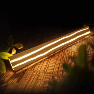 ZMH Wandlampe LED Wandleuchte Holz - 16W Flurlampe Innen 100CM Warmwei? Treppenhauslampe Modern Wohnzimmerlampe Design Schlafzimmerlampe Wandbeleuchtung fr Wohnzimmer Schlafzimmer Flur Treppenhaus