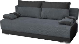 MOEBLO Schlafsofa NISA, Couch für Wohnzimmer, Sofagarnitur Polstersofa Wohnlandschaft, mit Schlaffunktion und Bettkasten, (BxHxT):196X85X92 cm