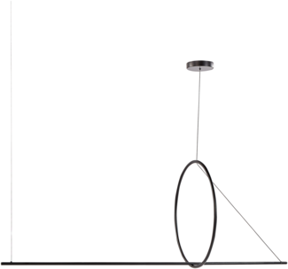 LED Hängeleuchte TAMOR mit Dimmer Metall Schwarz