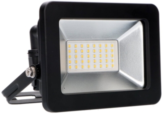LED's light LED Flutlichtstrahler 0310704 LED-Außenstrahler, LED, schwarz 30 Watt neutralweiß IP65