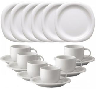 Rosenthal Kaffee-Set Suomi Weiß (18-teilig) 17000-800001-18735