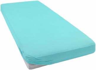 bellana Spannbettlaken Jersey-Elasthan deluxe, Jersey-Elasthan, Gummizug: rundum, (1 Stück), für Standardmatratzen, Wasserbetten und Boxspringbetten