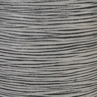 Capi Blumenkübel Nature Rib Elegant Niedrig 46x58 cm Anthrazit KOFZ783 424230