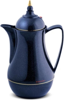 ROTPUNKT Isolierkanne 1,0 ltr. hochwertig I Glaseinsatz I Thermo I 24 std warm 36 Std kalt, 1 l, (Kaffeekanne I Teekanne), Glaskolben aus doppelwandigem Rosalin-Glas