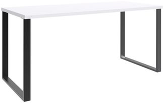 Home Desk Schreibtisch weiß Holzwerkstoff 70cm x 159cm x 75cm