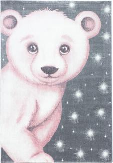 Kinder Teppich Bianca Läufer - 80x150 cm - Pink