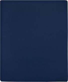 Spannbettlaken 2 Stk. Jersey Marineblau 180x200 cm Baumwolle 136239