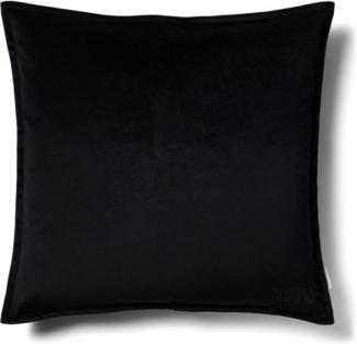 Riviera Maison Kissenbezug RM Velvet Schwarz (60x60cm) 516120