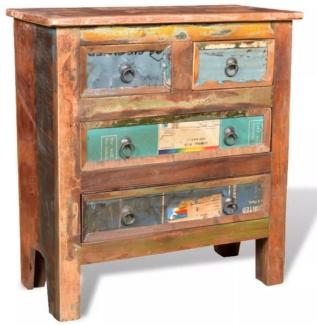 vidaXL Kommode mit 4 Schubladen Altholz 241136