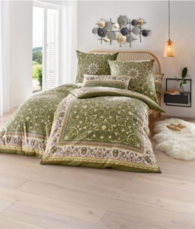 heine Bettwäsche Bettwäsche, Mako-Satin, Satin, 2 teilig, Mako-Satin, Satin