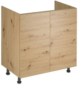 ROYAL24_MARKT Spülenunterschrank - Perfekte Basis für Ihre Spüle. (Küche Spülenunterschrank, 1-St, Langen - D80Z) Zeitlos - Exklusiv - Top Qualität.