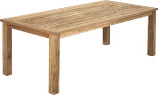 Primaster Teakholz Tisch Garbou 220x100x77cm Gartentisch Teak Holztisch