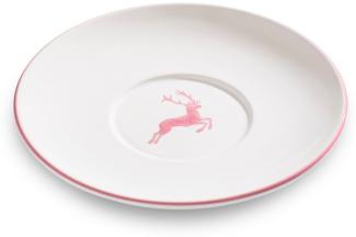 Gmundner Keramik Rosa Hirsch, Unterteller Teetasse Maxima (Ø18cm)