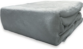 Leonado Vicenti Spannbettlaken Winter Teddy Plüsch Cashmere Touch Gummizug Spannbetttuch, Nicky, Gummizug: rundum, (1 Stück), flauschig warm kuschelig extra weich, Einfarbig