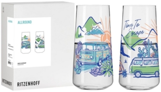 Ritzenhoff Gläser-Set Entdecker, Kristallglas
