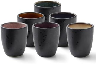 Bitz Espresso-Tassen schwarz 6er-Set