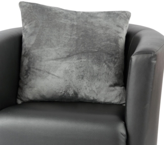 Kissenhülle Kuschel "Celina" Anthrazit 50x50cm