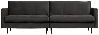 BePureHome Rodeo Classic Sofa Anthrazit 3 Sitzer