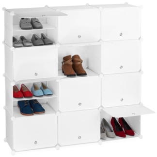 Schuhschrank Stecksystem 24 Fächer