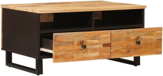 vidaXL Couchtisch Braun 80 x 54 x 40 cm Massivholz Mango 4018309